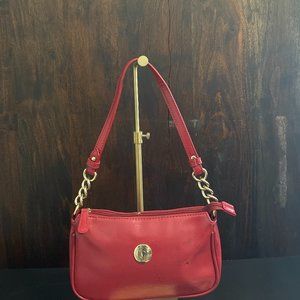 Little red shoulder purse